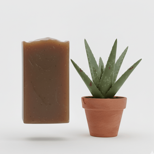 Aloe Beauty Natural Soap - Gentle Cleansing Bar - Rookery Bay Ranch Candles and Soaps