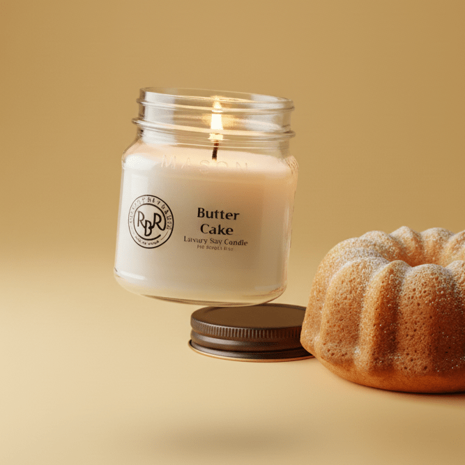 Butter Cake Soy Candle - Rookery Bay Ranch Candles and Soaps