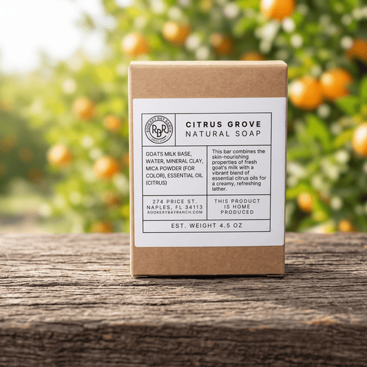 Citrus Grove Goat Milk Soap | 4.5oz - Rookery Bay Ranch