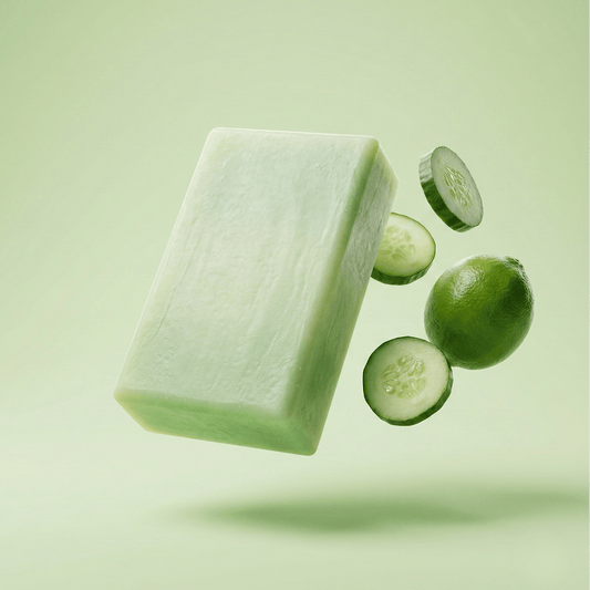 Cool Cucumber & Lime Natural Soap | 5oz - Rookery Bay Ranch Candles and Soaps