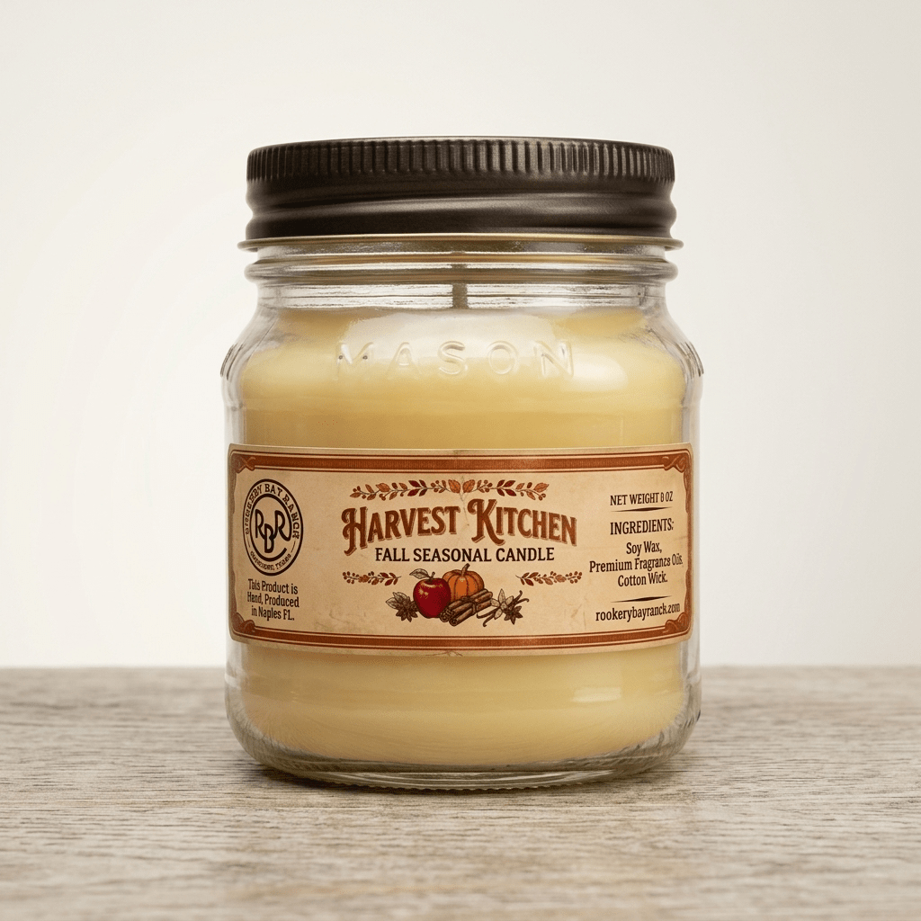 Harvest Kitchen Soy Candle | 8oz - Rookery Bay Ranch