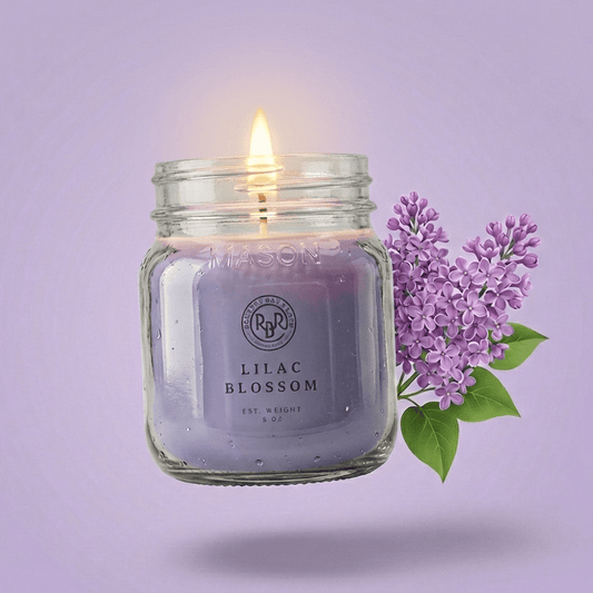 Lilac Blossom Soy Candle | 8oz - Rookery Bay Ranch Candles and Soaps