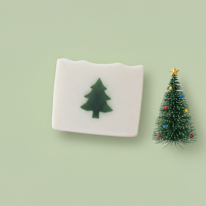 Snowy Pines Natural Goat Milk Soap - Rookery Bay Ranch Candles and Soaps