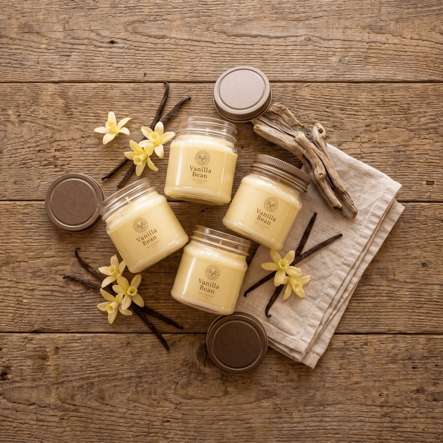 Vanilla Bean Soy Candle | 8oz - Rookery Bay Ranch