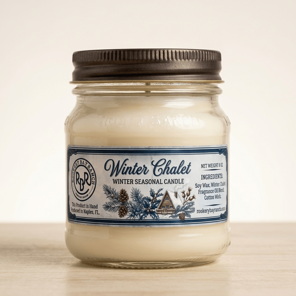 Winter Chalet Soy Candle | 8oz - Rookery Bay Ranch