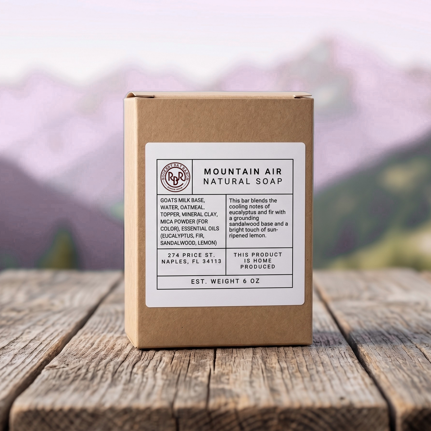 Mountain Air Goat’s Milk Soap | 5.5oz - Rookery Bay Ranch