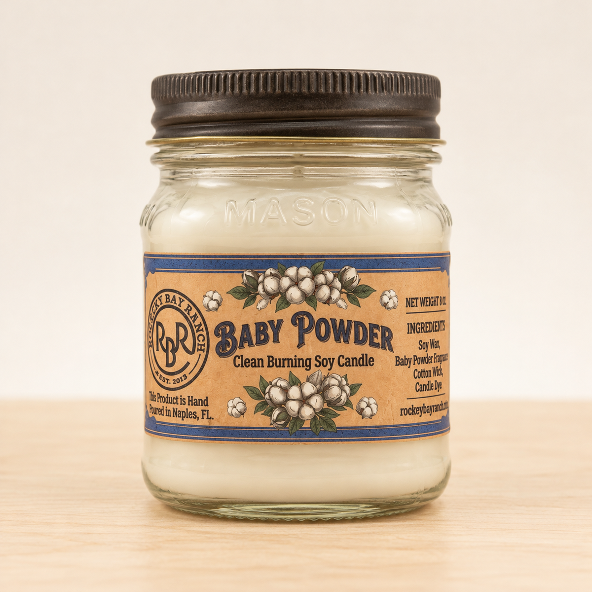 Baby Powder Soy Candle | 8oz