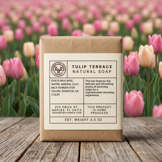 Tulip Terrace Goat’s Milk Soap | 4.5oz