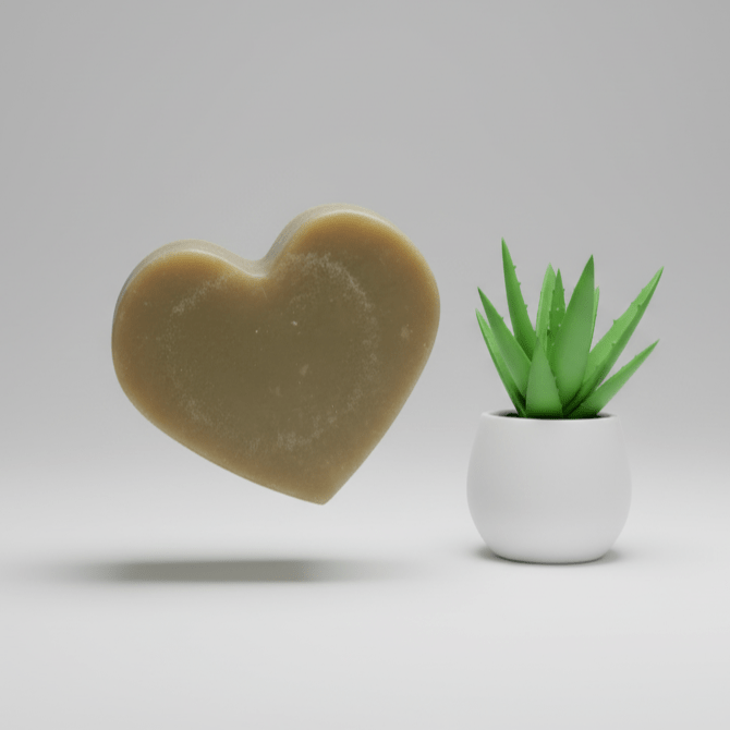 Aloe Beauty Natural Soap - Gentle Cleansing Bar - Rookery Bay Ranch Candles and Soaps