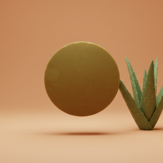 Aloe Beauty Natural Soap - Gentle Cleansing Bar - Rookery Bay Ranch Candles and Soaps