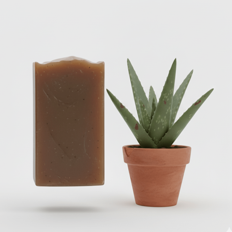 Aloe Beauty Natural Soap - Gentle Cleansing Bar - Rookery Bay Ranch Candles and Soaps