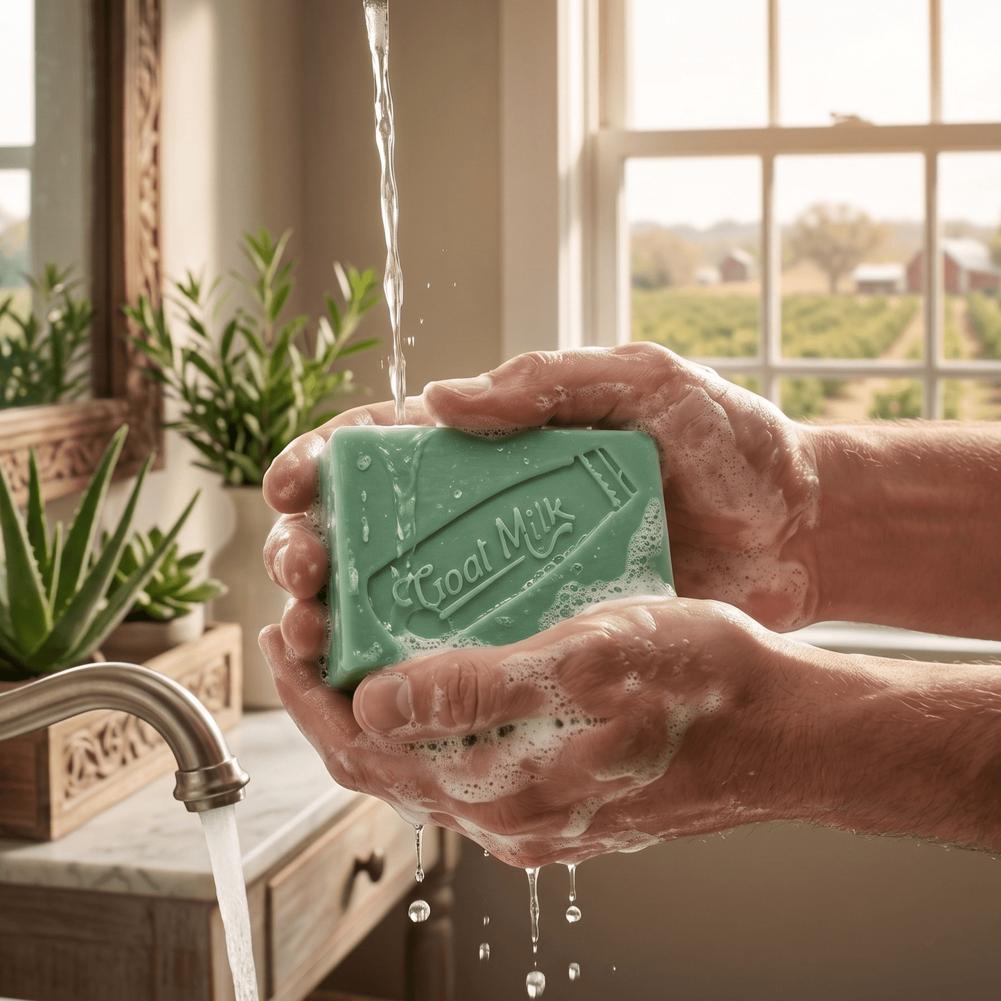 Aloe Oasis Goat’s Milk Soap | 4.5oz - Rookery Bay Ranch