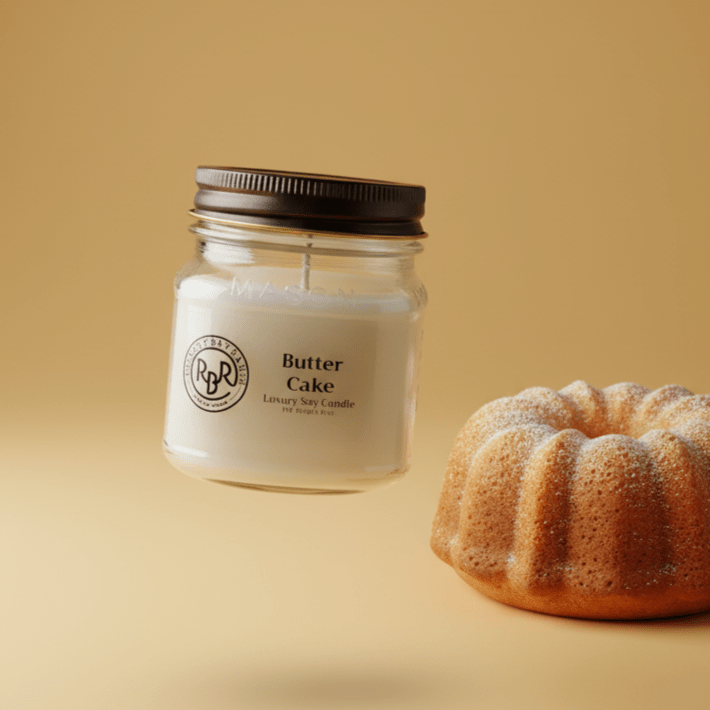 Butter Cake Soy Candle - Rookery Bay Ranch Candles and Soaps