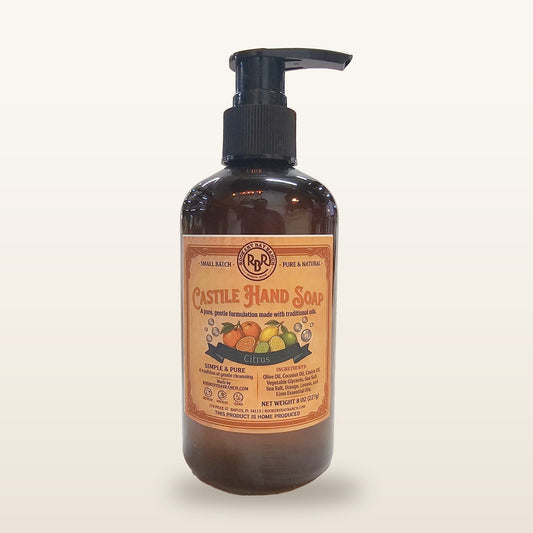 Castile Hand Soap - Citrus | 8 fl oz - Rookery Bay Ranch