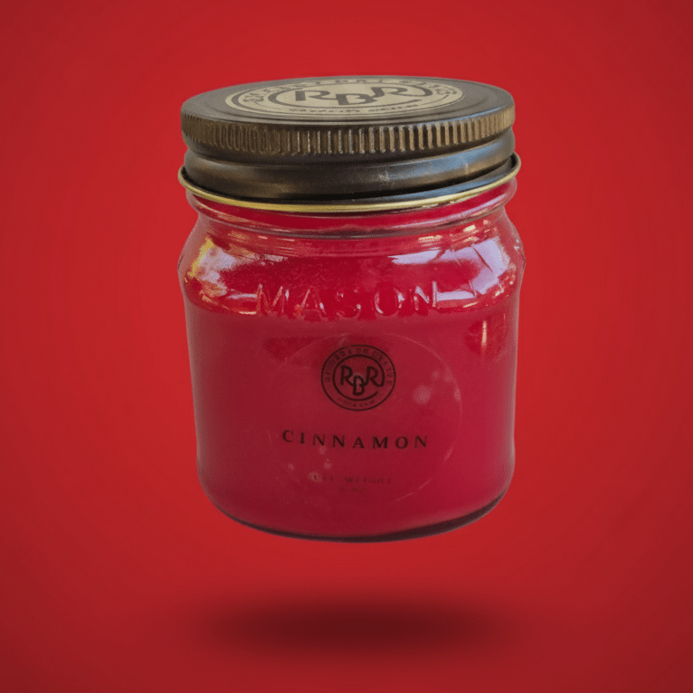 Cinnamon Soy Candle | 8oz - Rookery Bay Ranch Candles and Soaps