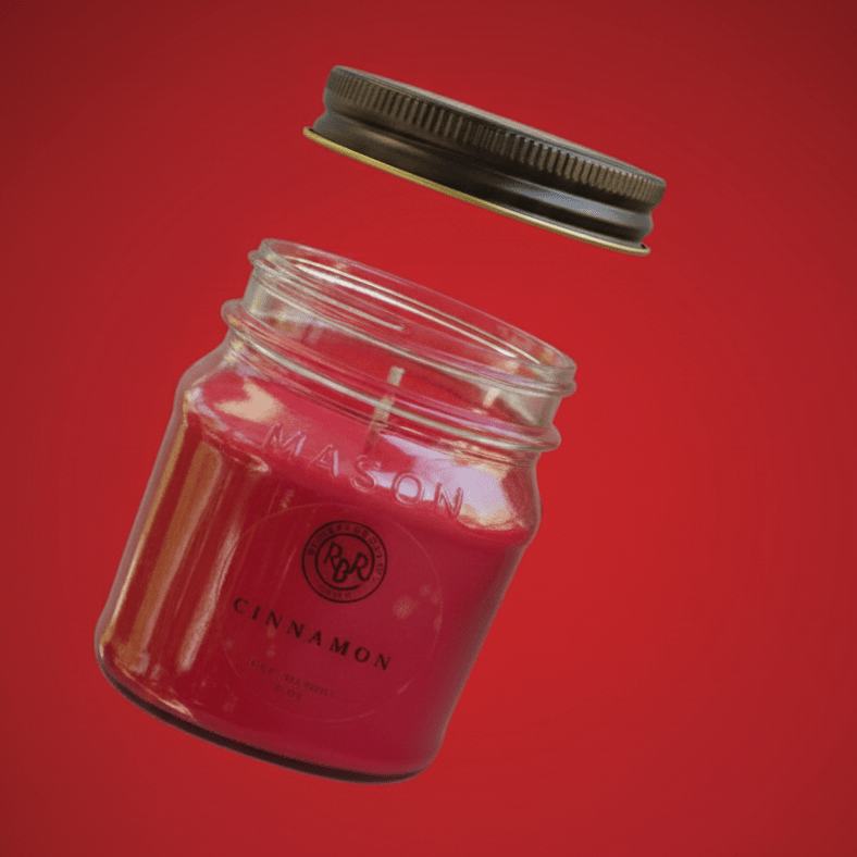 Cinnamon Soy Candle | 8oz - Rookery Bay Ranch Candles and Soaps