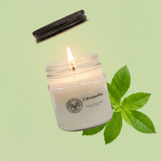 Citronella Breeze Soy Candle - Rookery Bay Ranch Candles and Soaps