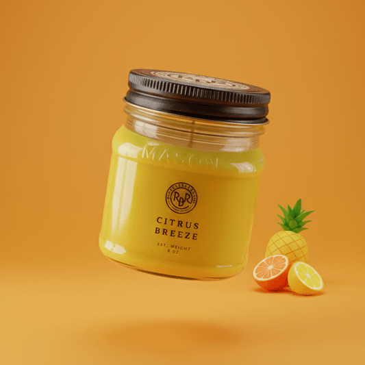 Citrus Breeze Soy Candle | 8oz - Rookery Bay Ranch Candles and Soaps
