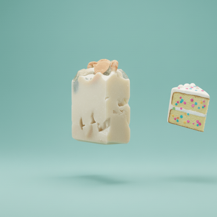 Confetti Burst Natural Soap - Creamy Lather - Rookery Bay Ranch Candles and Soaps