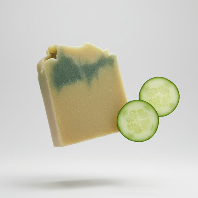 Cool Cucumber & Lime Natural Soap - Rookery Bay Ranch Candles and Soaps