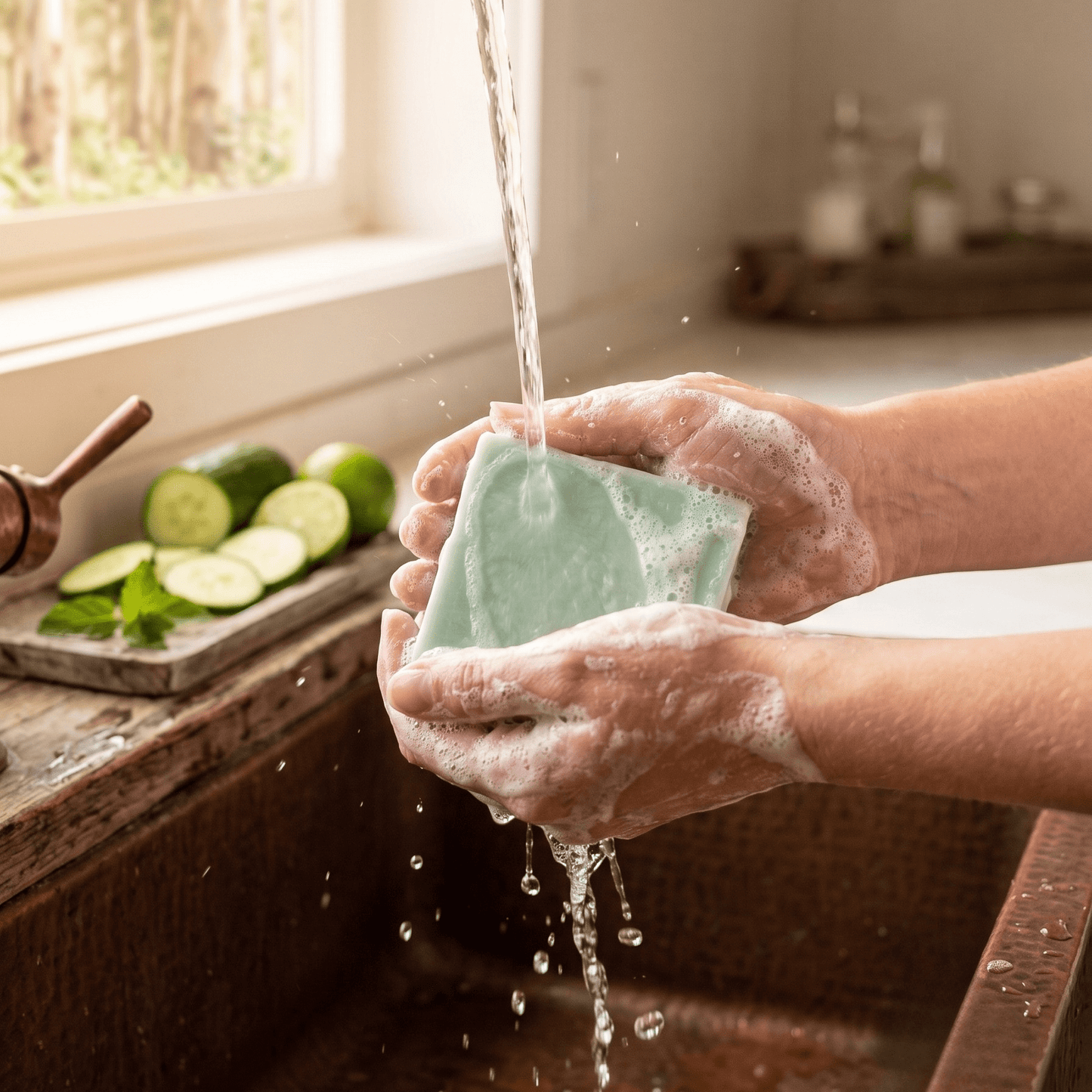 Cool Cucumber & Lime Natural Soap | 5.5oz - Rookery Bay Ranch