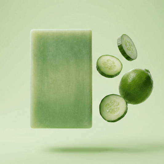 Cool Cucumber & Lime Natural Soap | 5oz - Rookery Bay Ranch Candles and Soaps