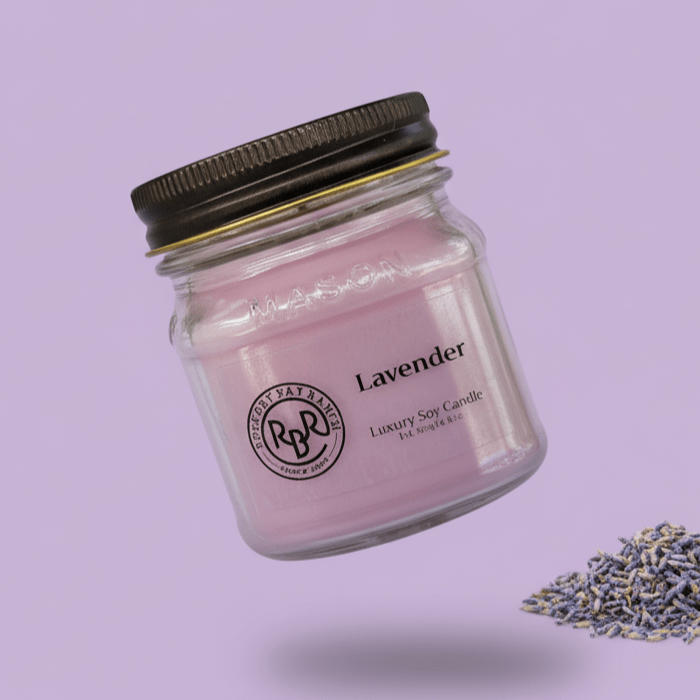 Dreamy Lavender Soy Candle - Rookery Bay Ranch Candles and Soaps