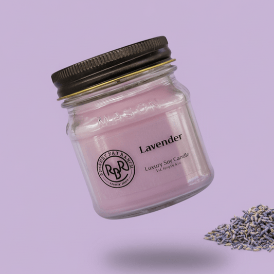 Dreamy Lavender Soy Candle - Rookery Bay Ranch Candles and Soaps
