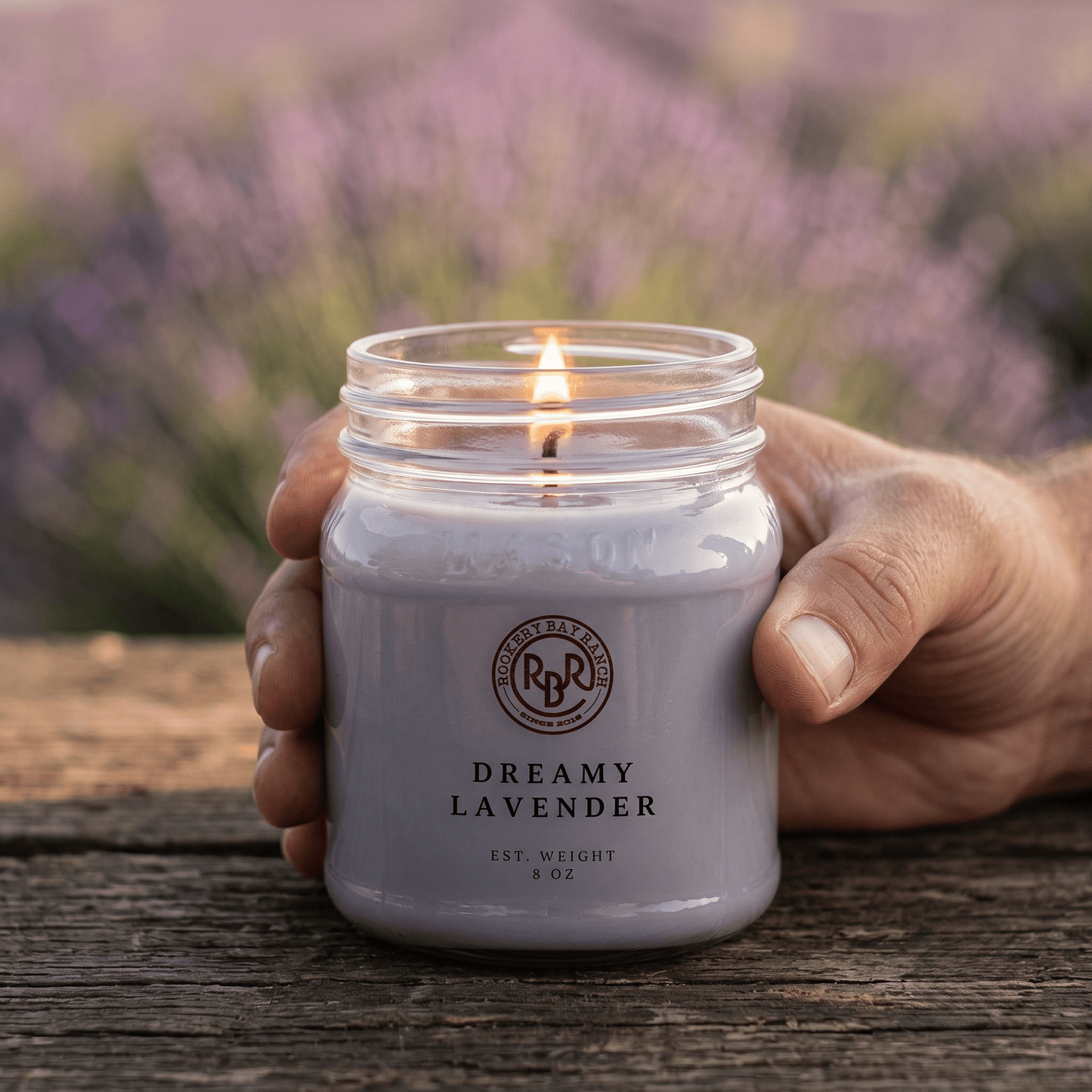 Dreamy Lavender Soy Candle | 8oz - Rookery Bay Ranch