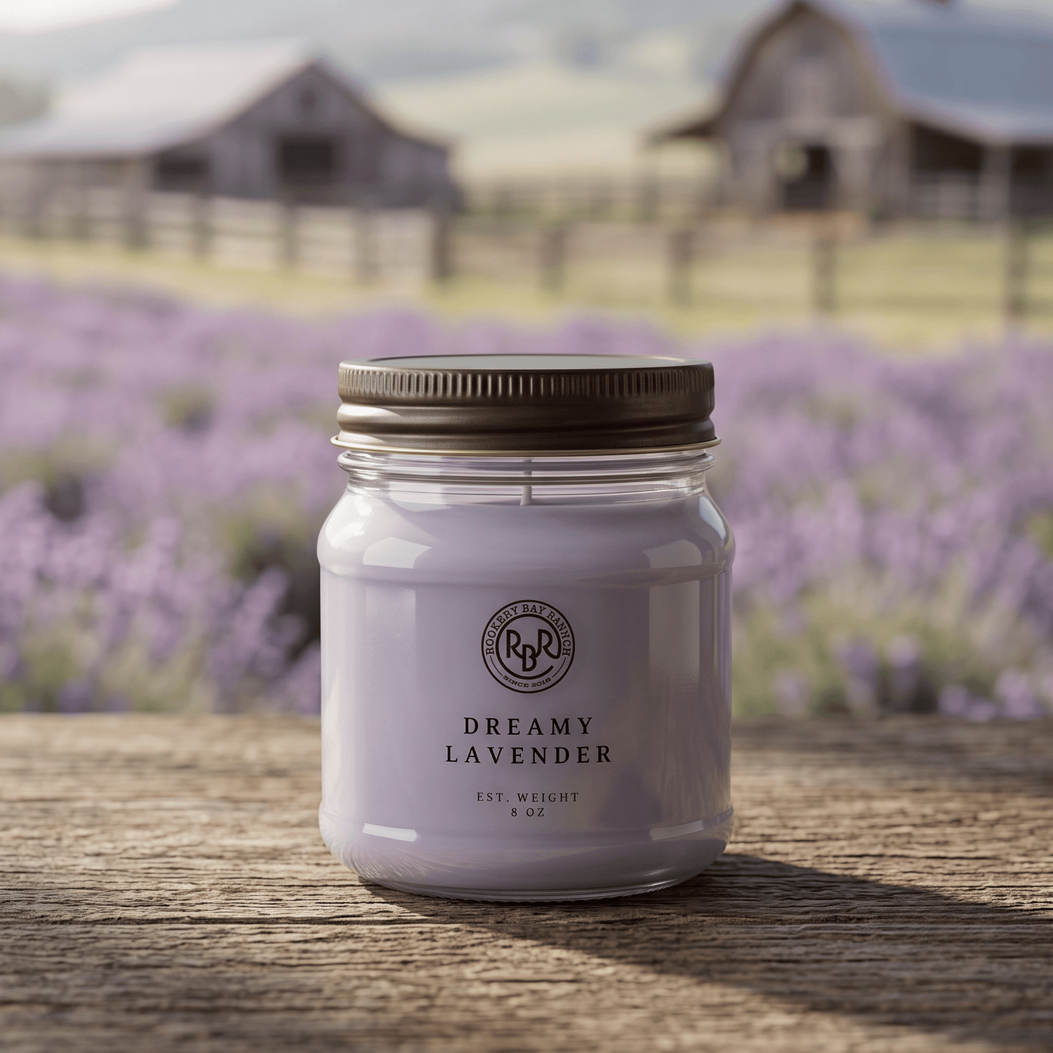 Dreamy Lavender Soy Candle | 8oz - Rookery Bay Ranch