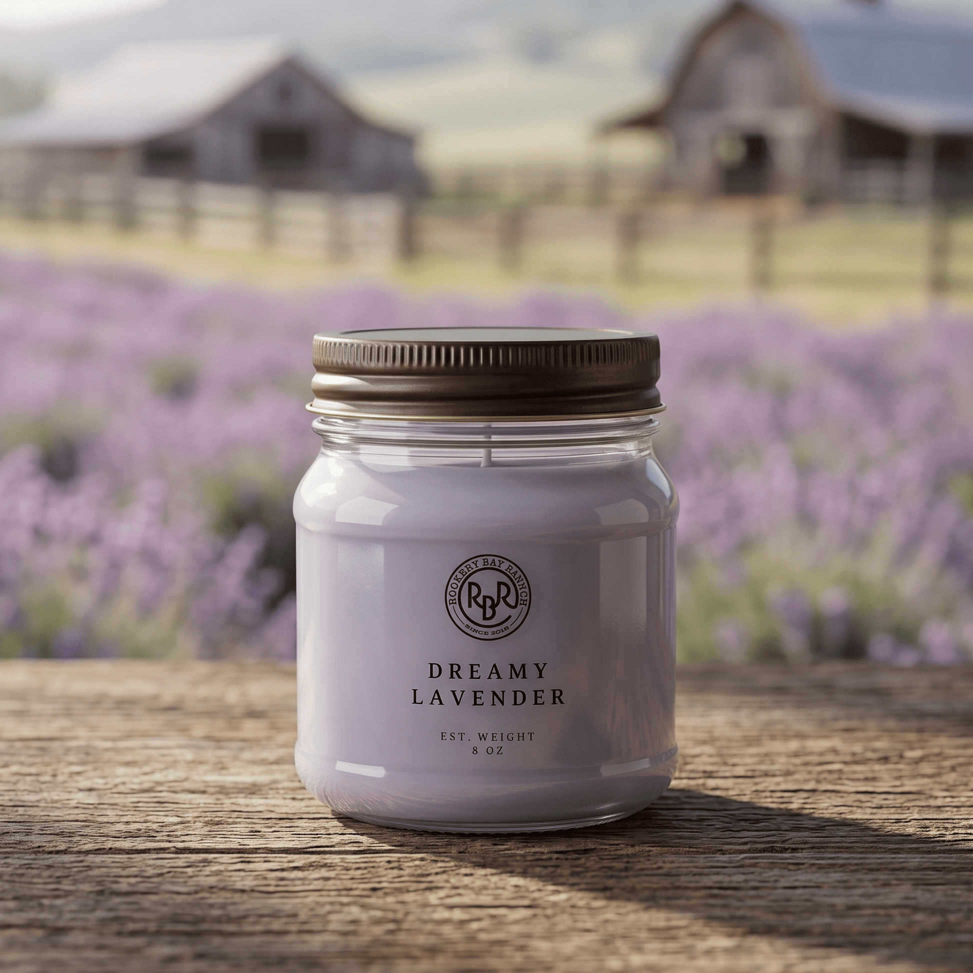 Dreamy Lavender Soy Candle | 8oz - Rookery Bay Ranch