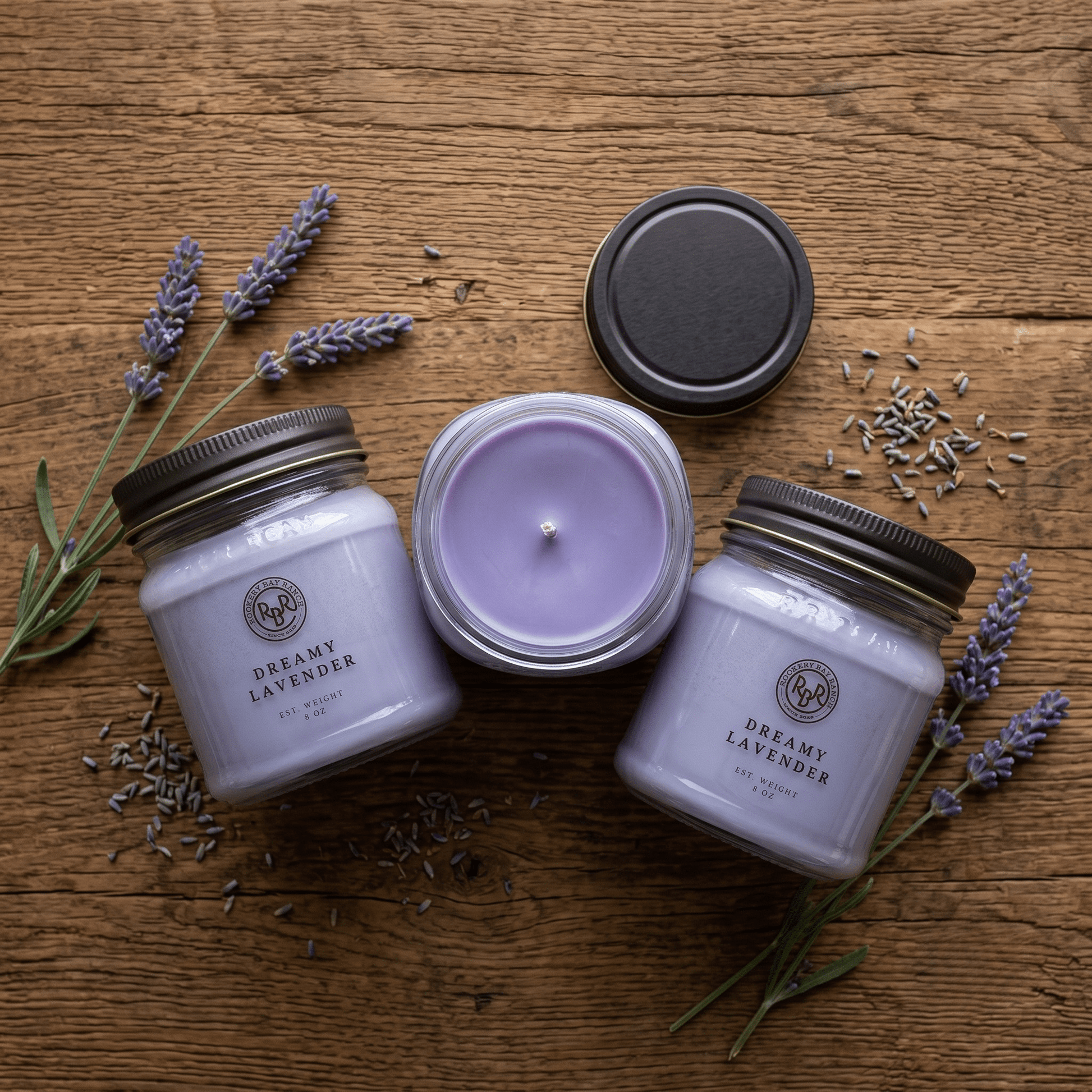 Dreamy Lavender Soy Candle | 8oz - Rookery Bay Ranch