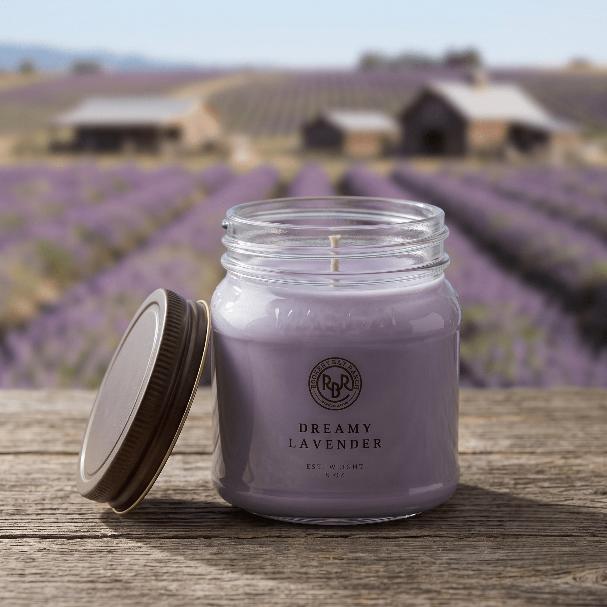 Dreamy Lavender Soy Candle | 8oz - Rookery Bay Ranch