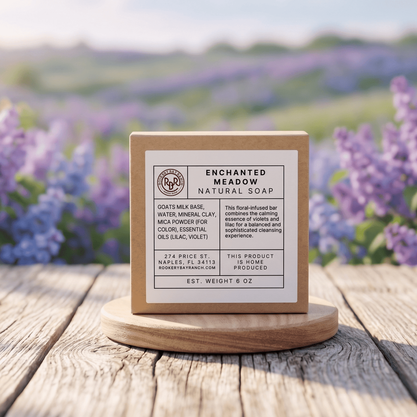 Enchanted Meadow Goat’s Milk Soap | 5.5oz - Rookery Bay Ranch