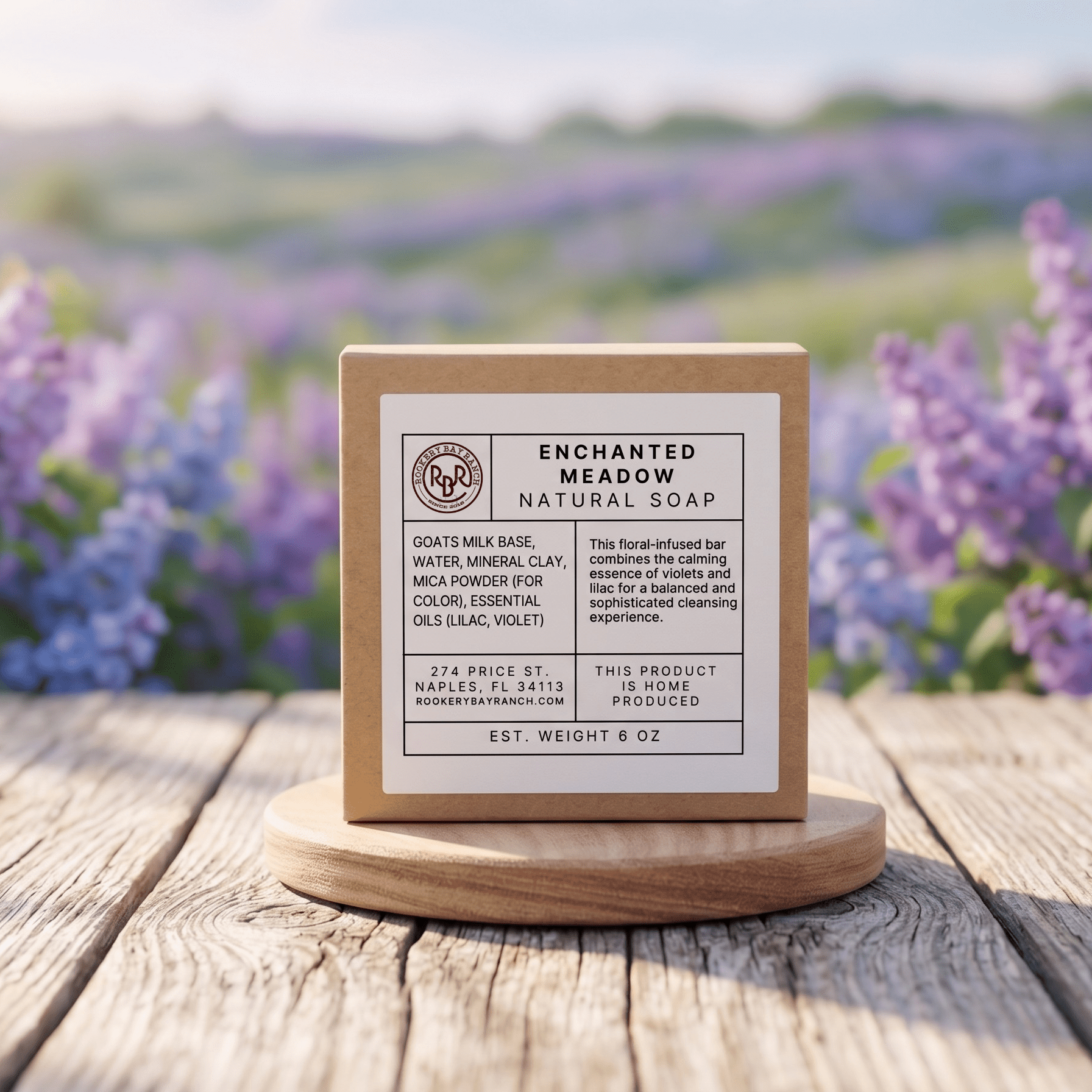 Enchanted Meadow Goat’s Milk Soap | 5.5oz - Rookery Bay Ranch
