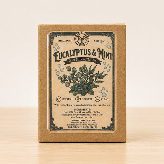Eucalyptus & Mint Goat’s Milk & Tallow Soap | 4.5oz - Rookery Bay Ranch