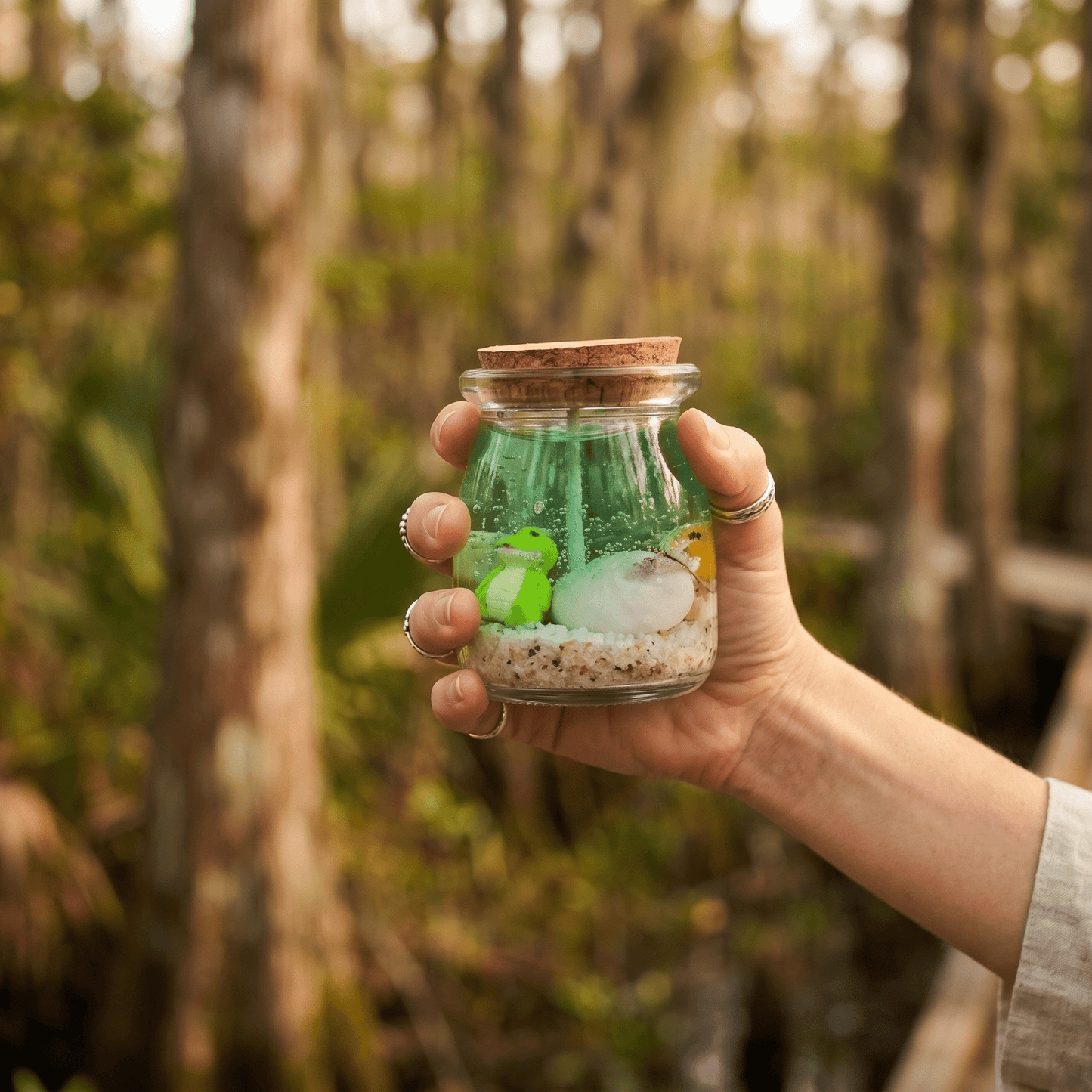 Everglades Escape Bottle Candle | 4oz - Rookery Bay Ranch