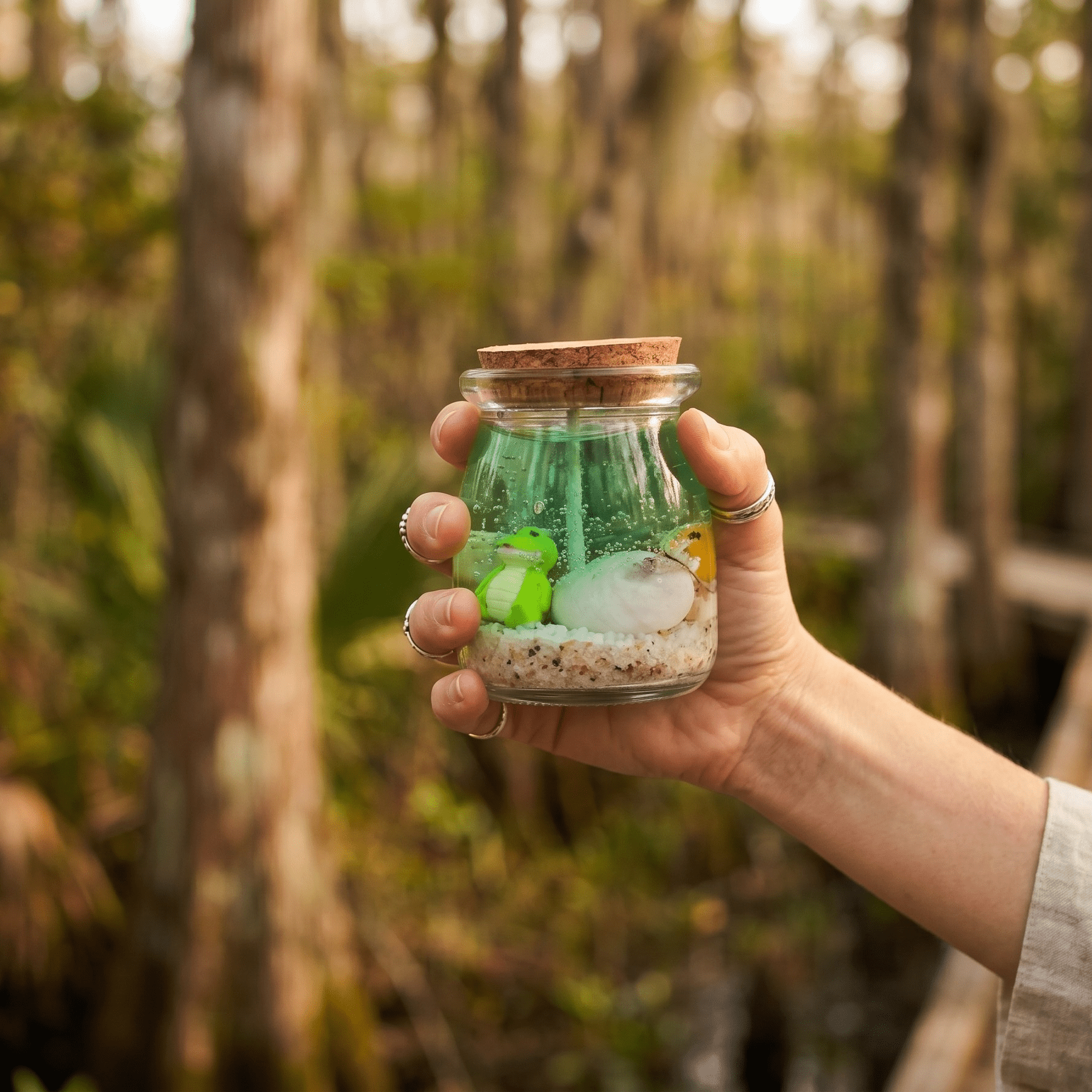 Everglades Escape Bottle Candle | 4oz - Rookery Bay Ranch