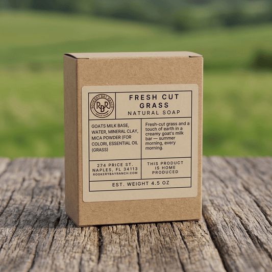 Fresh Cut Grass Goat’s Milk Soap | 4.5oz - Rookery Bay Ranch