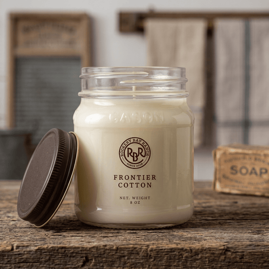 Frontier Cotton Luxury Soy Candle | 8oz - Rookery Bay Ranch