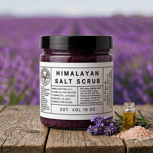 Himalayan Salt Scrub with Lavender - Rookery Bay Ranch