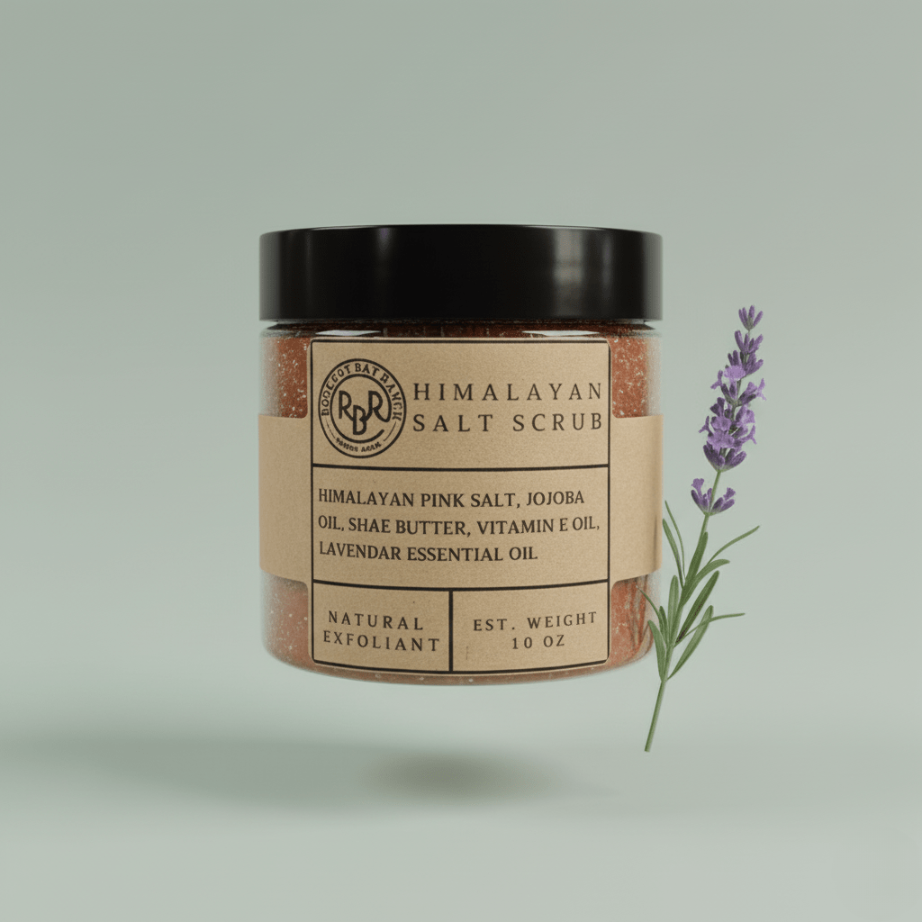 Himalayan Salt Scrub with Lavender - Rookery Bay Ranch Candles and Soaps