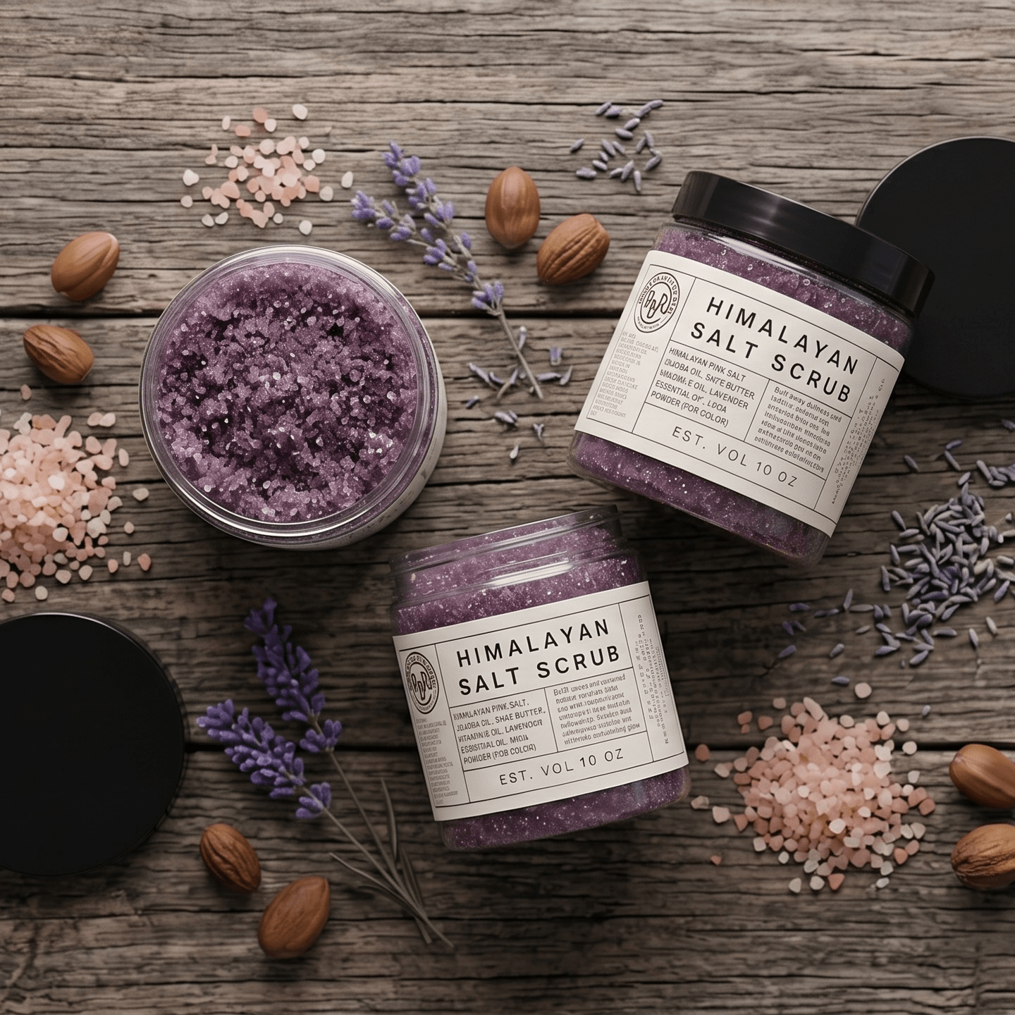 Himalayan Salt Scrub with Lavender - Rookery Bay Ranch