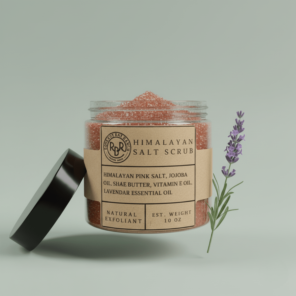 Himalayan Salt Scrub with Lavender - Rookery Bay Ranch Candles and Soaps