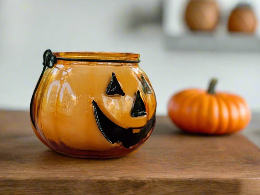 Jack - o' - Lantern Pumpkin Spice Soy Candle - Rookery Bay Ranch Candles and Soaps