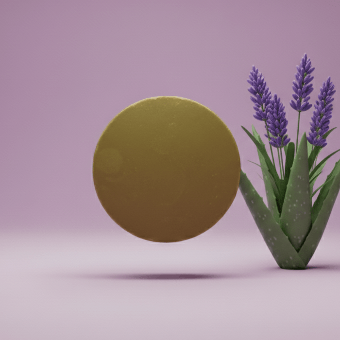 Lavender and Aloe Beauty Natural Soap - Gentle Cleansing Bar - Rookery Bay Ranch Candles and Soaps