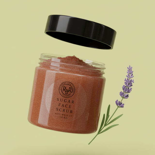 Lavender and Sugar Face Scrub - Rookery Bay Ranch Candles and Soaps