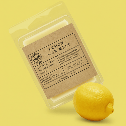 Lemon Soy Wax Melt - Rookery Bay Ranch Candles and Soaps