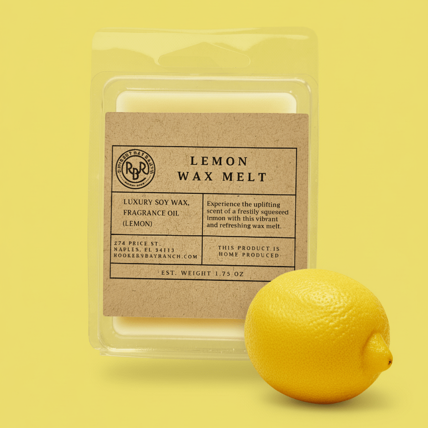 Lemon Soy Wax Melt - Rookery Bay Ranch Candles and Soaps