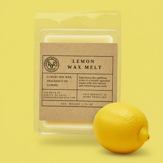 Lemon Soy Wax Melt - Rookery Bay Ranch Candles and Soaps